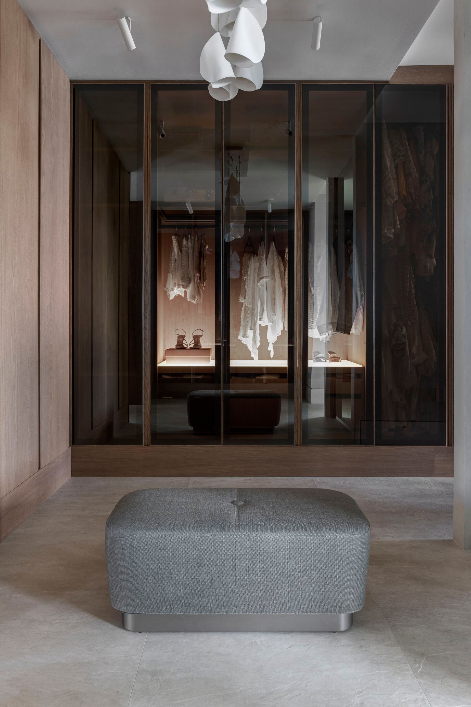 Модульная гардеробная со встроенным освещением Kolenik ARCH-00145420 - Вид №7