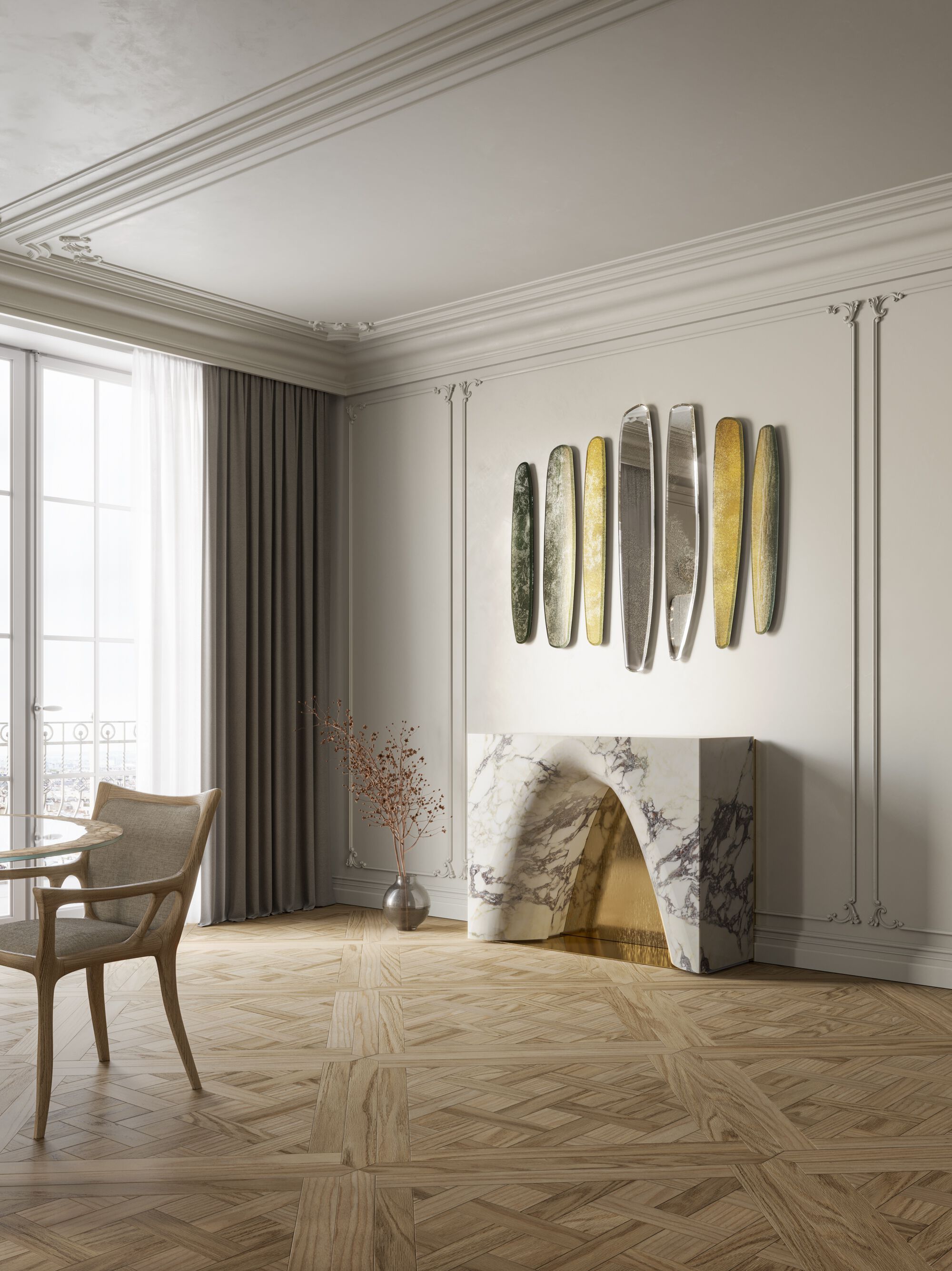 Настенное зеркало ARTE VENEZIANA итальянские пейзажи ARCH-00138350 - Вид №2