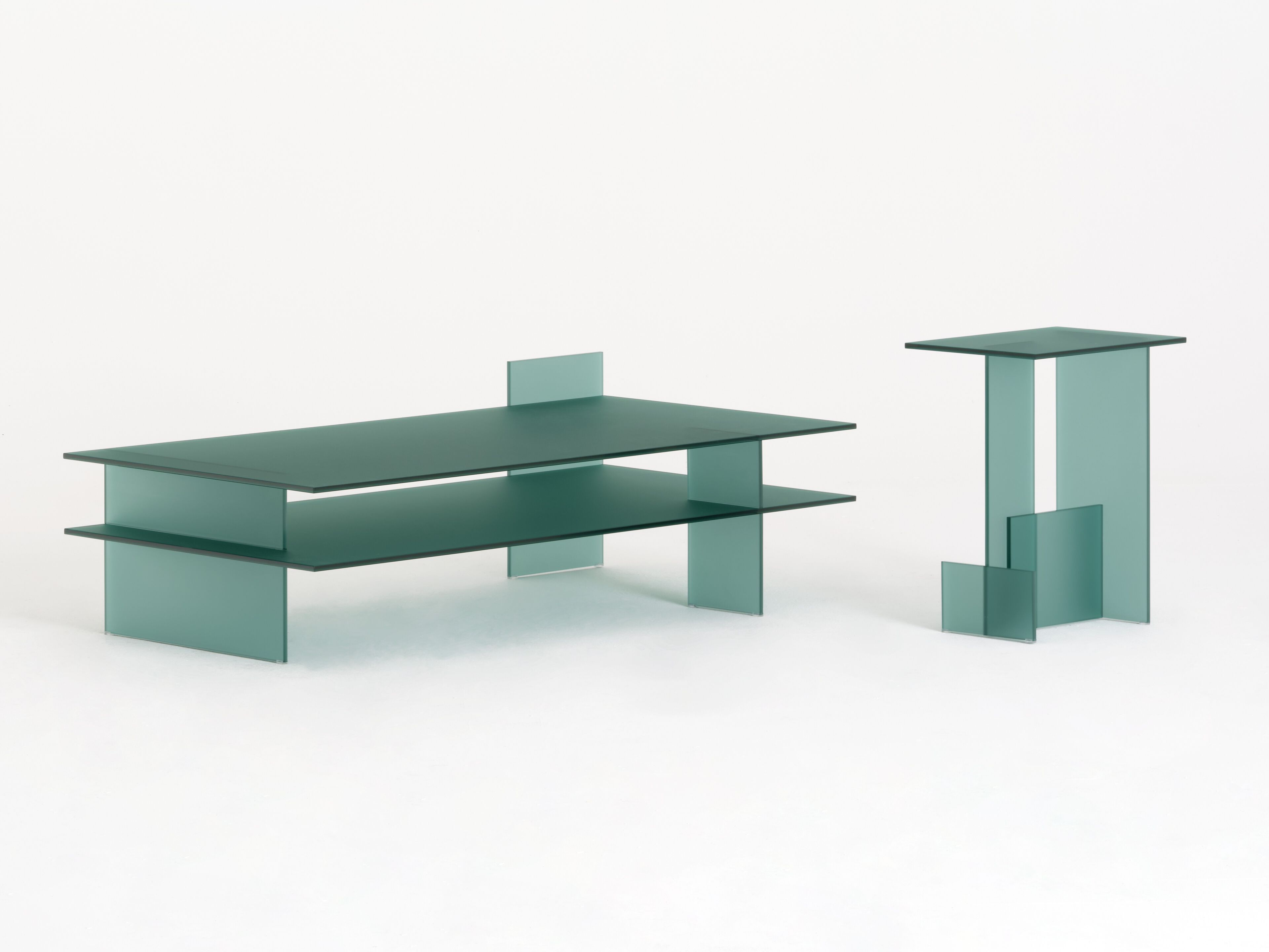 Прямоугольный Хрустальный журнальный столик Glas Italia Kazimir ARCH-00045363 - Вид №1