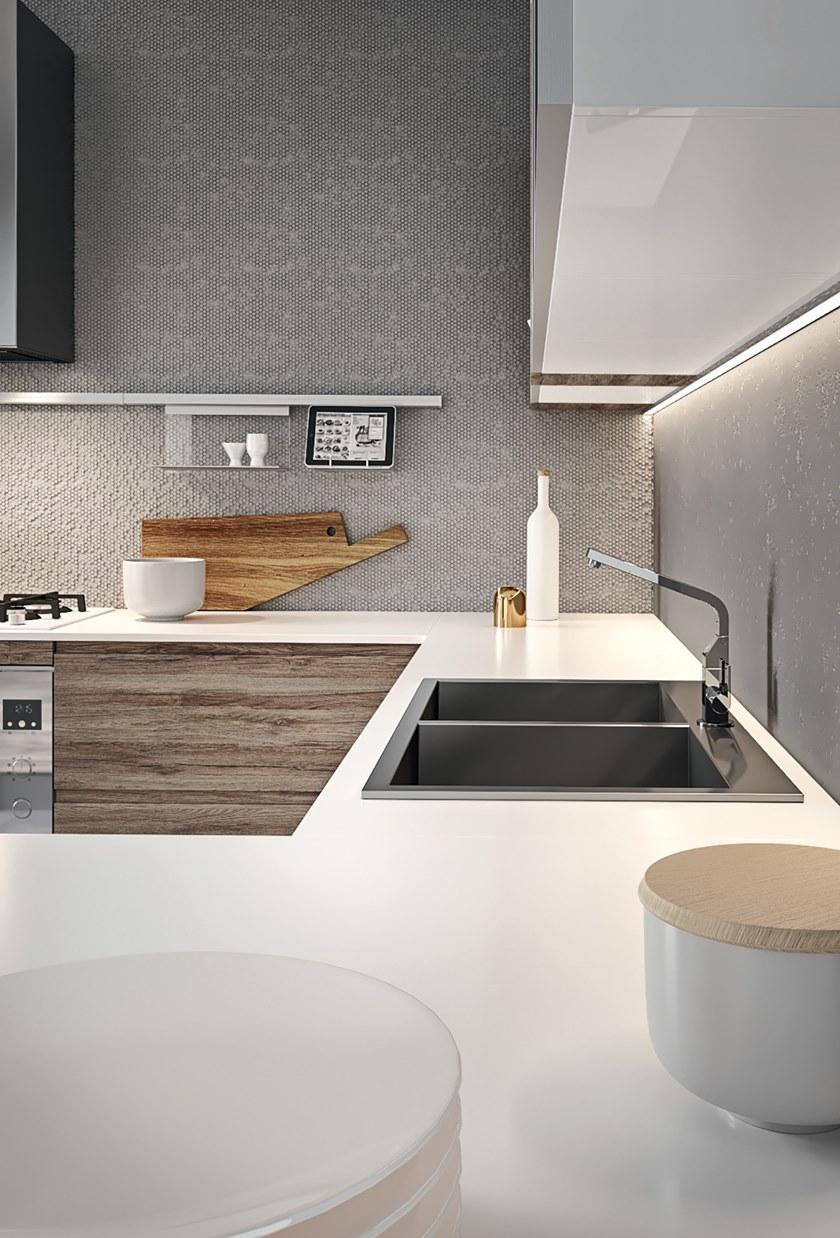 Colombini Casa Полимерная кухня на заказ sun-id-1358637 - Вид №26