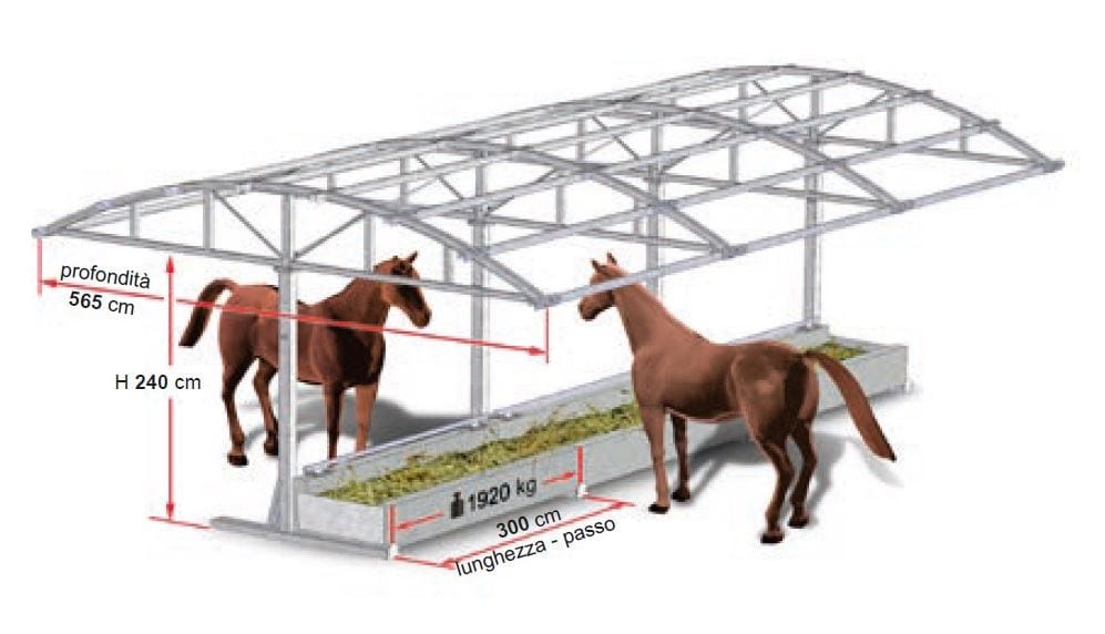 Навес для укрытия и кормления скота SELVOLINA ALPINA ARCH-00023456 - Вид №3