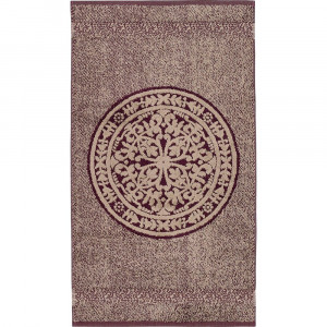 LEI_443_38_mat Коврик для ванной комнаты 65/120 сиреневый 80%хлопок 20%лен махра LEITNER