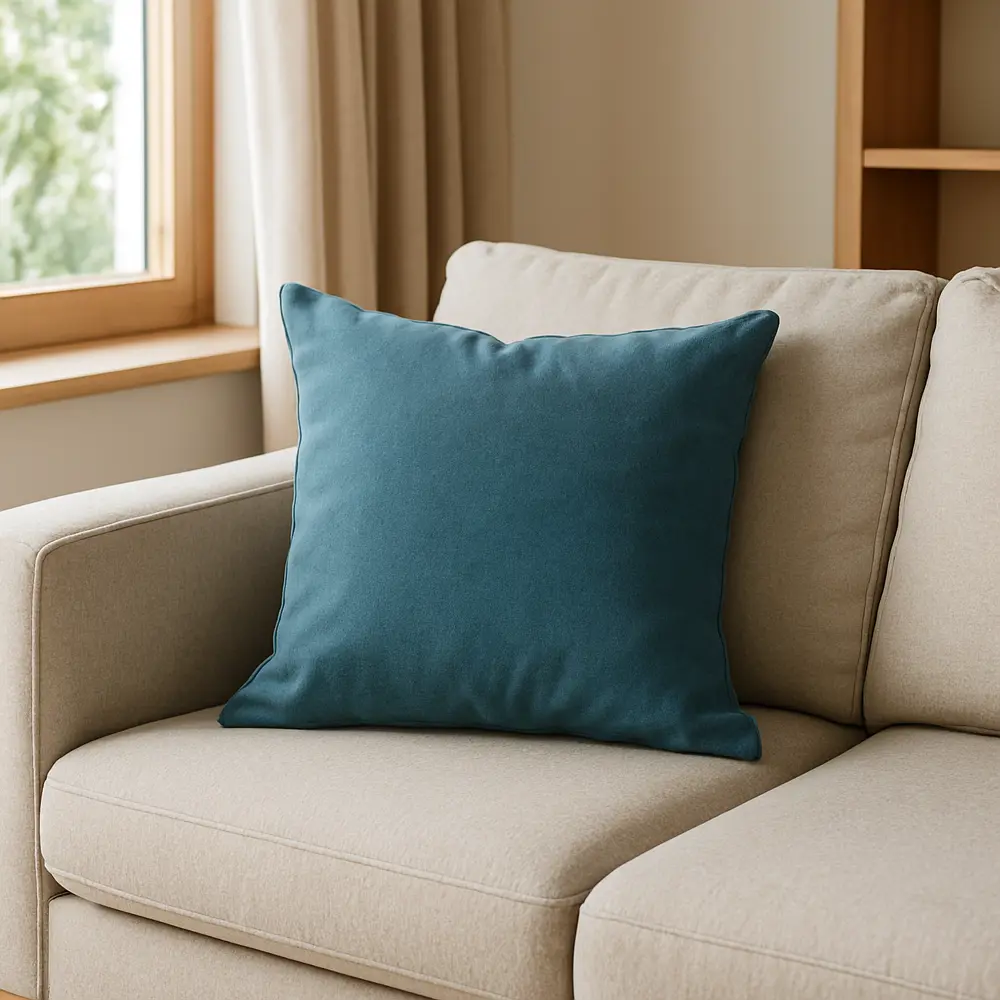 Декоративная подушка Seasons Peru 40x40 см цвет бирюзовый STLM-2042359 - Вид №3