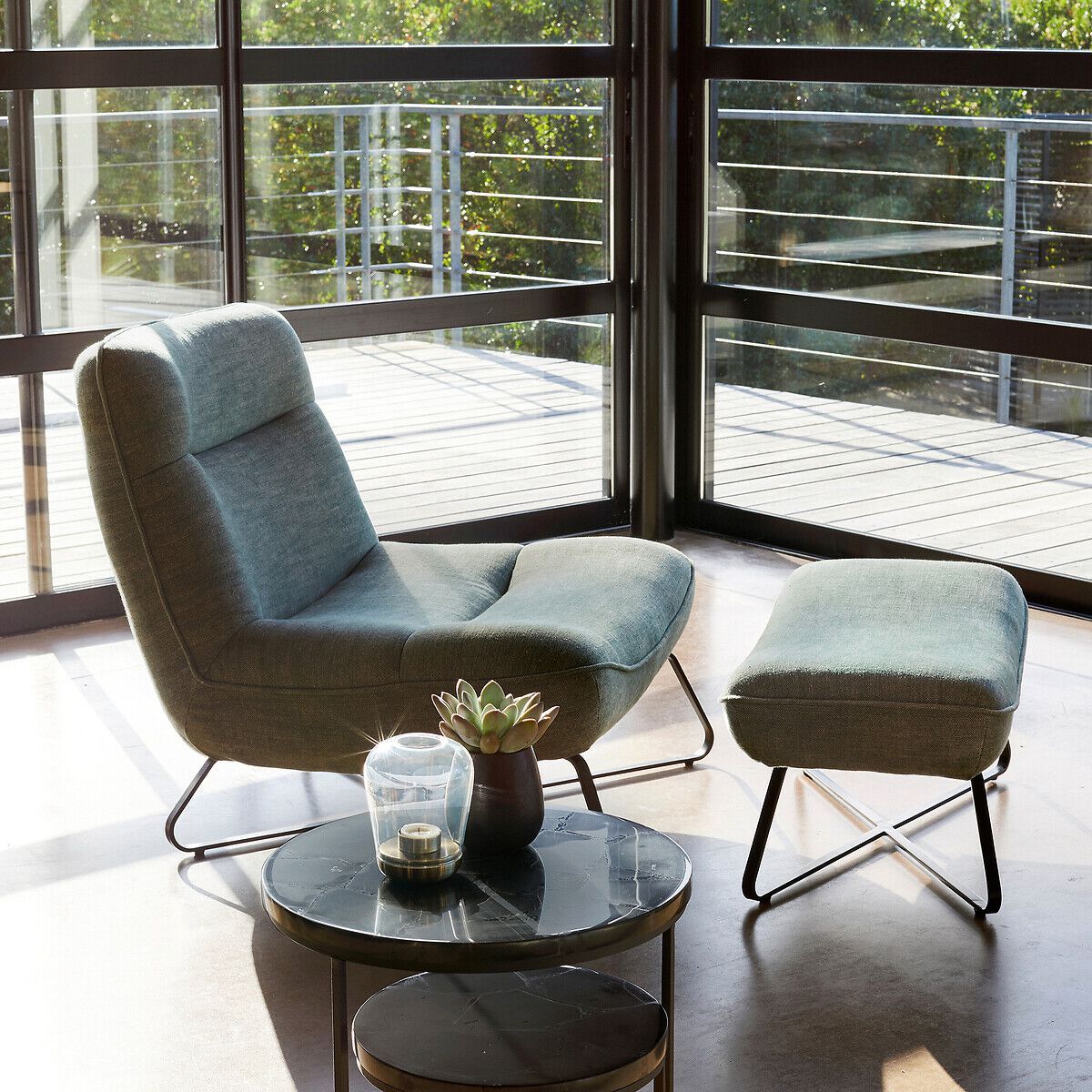 Тканевая подставка для ног / табурет AMPM Helma ARCH-00058501 - Вид №13