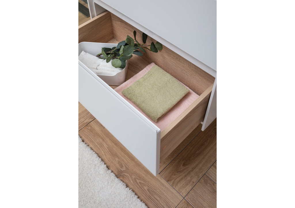 Мебель для ванной Aquanet Гласс 70 белый 00240464 - Вид №5