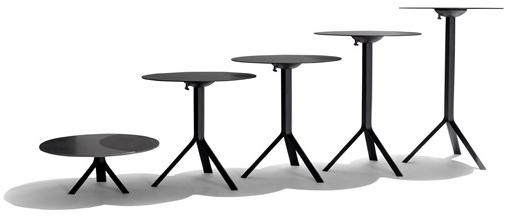 Joli Круглый алюминиевый стол с откидной крышкой Fizz sun-id-1397489 - Вид №3