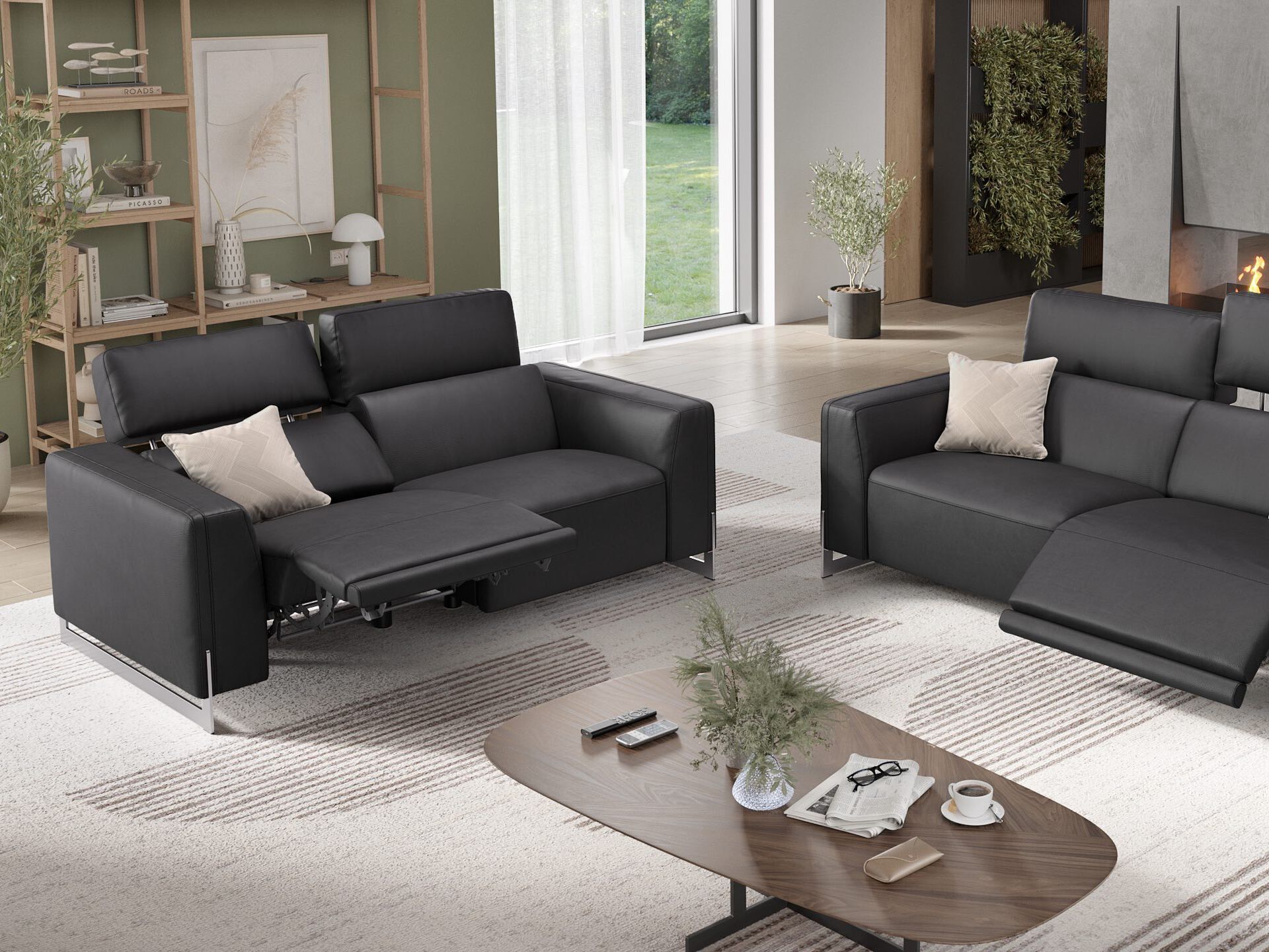 2-местный кожаный диван Sofanella Amelia ARCH-00150086 - Вид №7