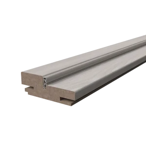 Комплект дверной коробки телескопический Канзас 2100х80х28 мм ПВХ ламинация цвет дуб европейский серый (2.5 шт.)