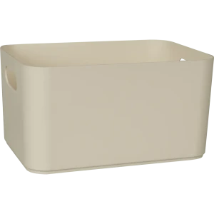 Ёмкость большая Berossi 22x12x15 см, пластик, цвет слоновая кость