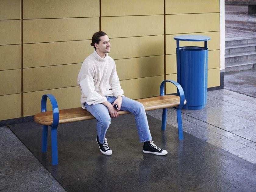 VESTRE Урна для мусора алюминиевая с крышкой Folk sun-id-1508039 - Вид №2