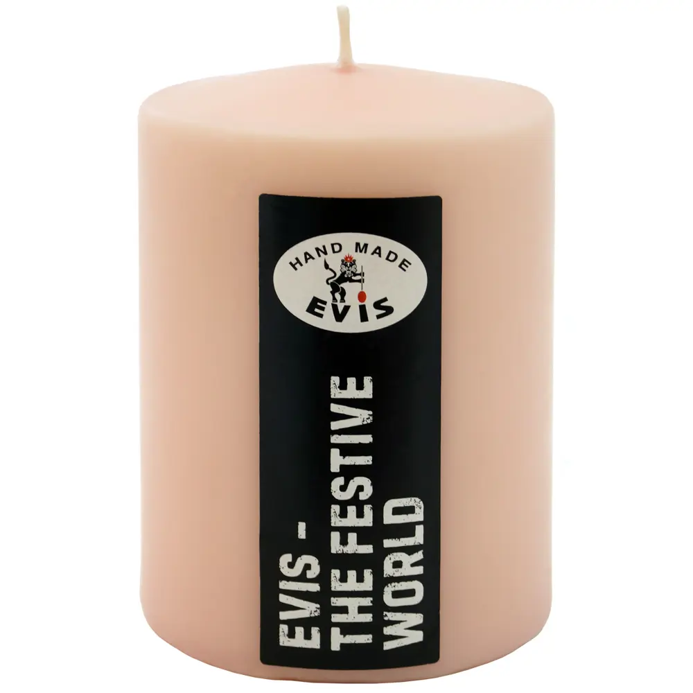 Свеча столбик Цилиндр персик 10 см EVIS STLM-2129418