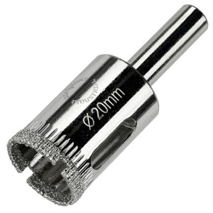 90614626 Коронка алмазная по керамограниту и стеклу DIDCBC020, 20 мм STLM-0308459 DIAMOND INDUSTRIAL