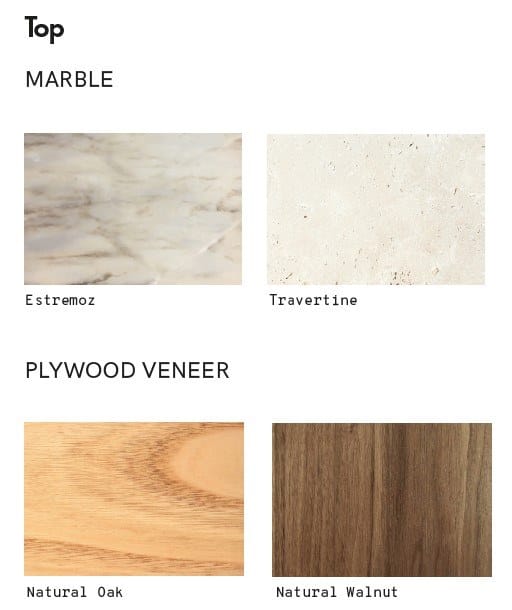 Прямоугольная консоль из травертина Mambo Unlimited Ideas Poppy ARCH-00028659 - Вид №3