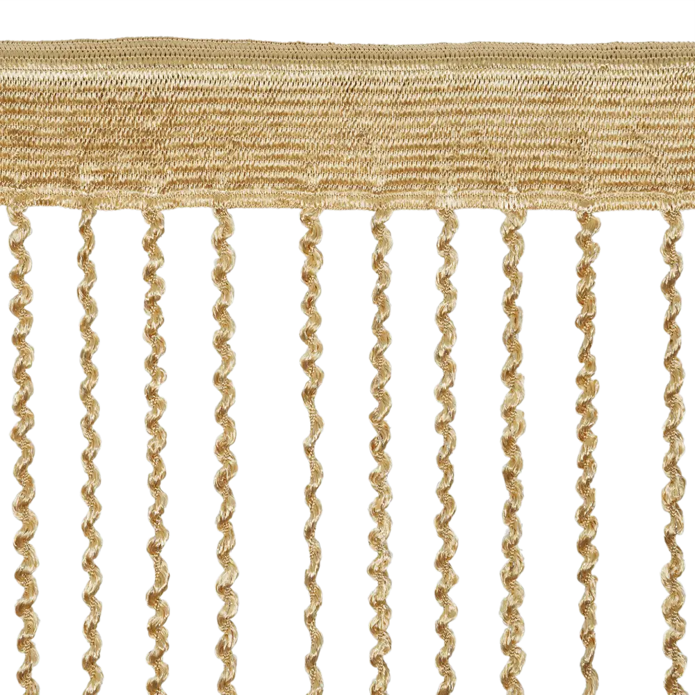 Штора нитяная «Макарони» 150x280 см однотон цвет золотистый INSPIRE STLM-2043828 - Вид №4
