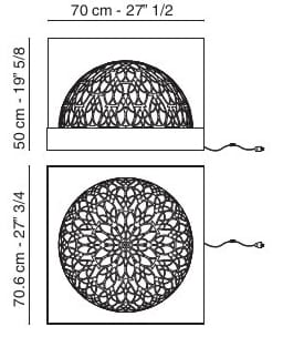Квадратный Хрустальный журнальный столик Vgnewtrend Арабески ARCH-00131132 - Вид №4