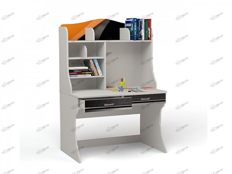 Стол с надстройкой ABC-KING Pilot серый каркас 4631147957856