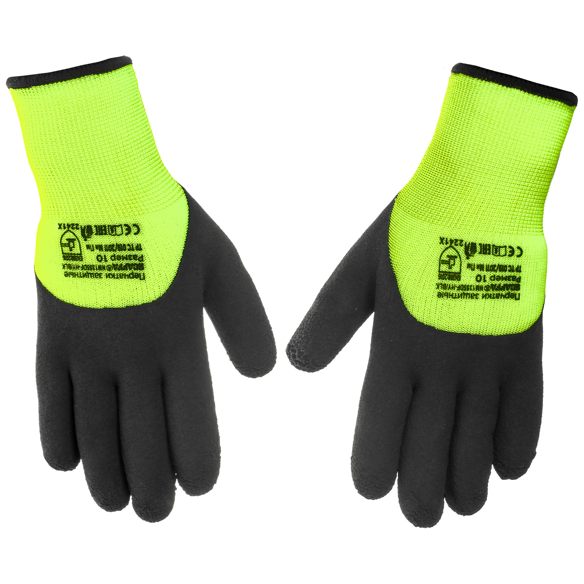 Перчатки трикотажные Scaffa NM1355DF-HY/BLK 5349679 STDN-0066206