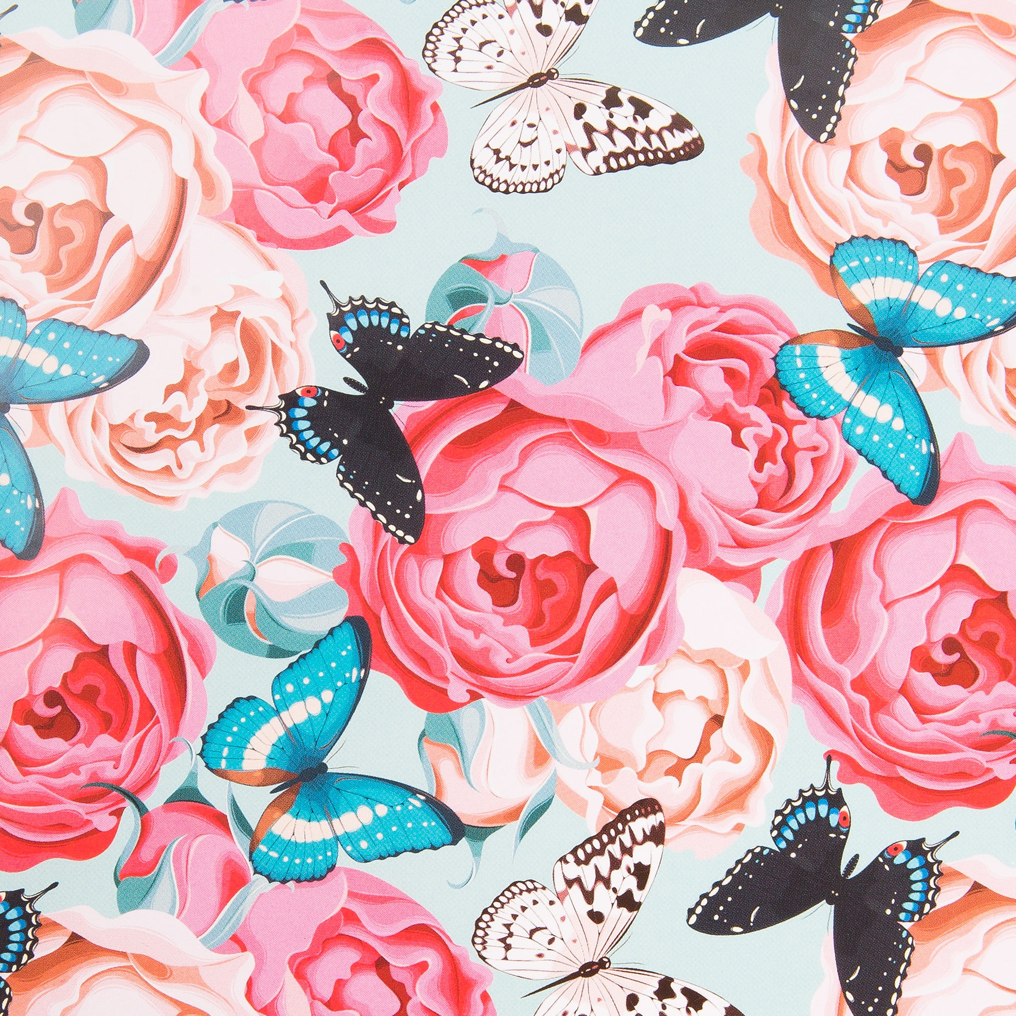 82569366 Бумага упаковочная «Майские розы» 100x70 см Santreyd 