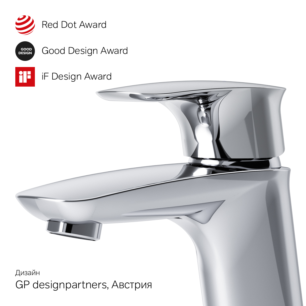 F71A02100 Spirit V2.1 смеситель д/умывальника хром шт AM.PM Spirit 2.1  - Вид №8