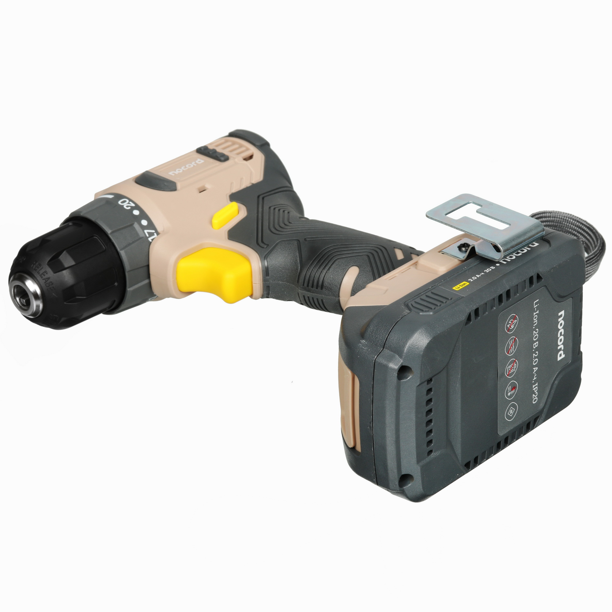 Дрель-шуруповерт Nocord NBD-20.2.20. A-2 5634771 STDN-0101901 - Вид №7