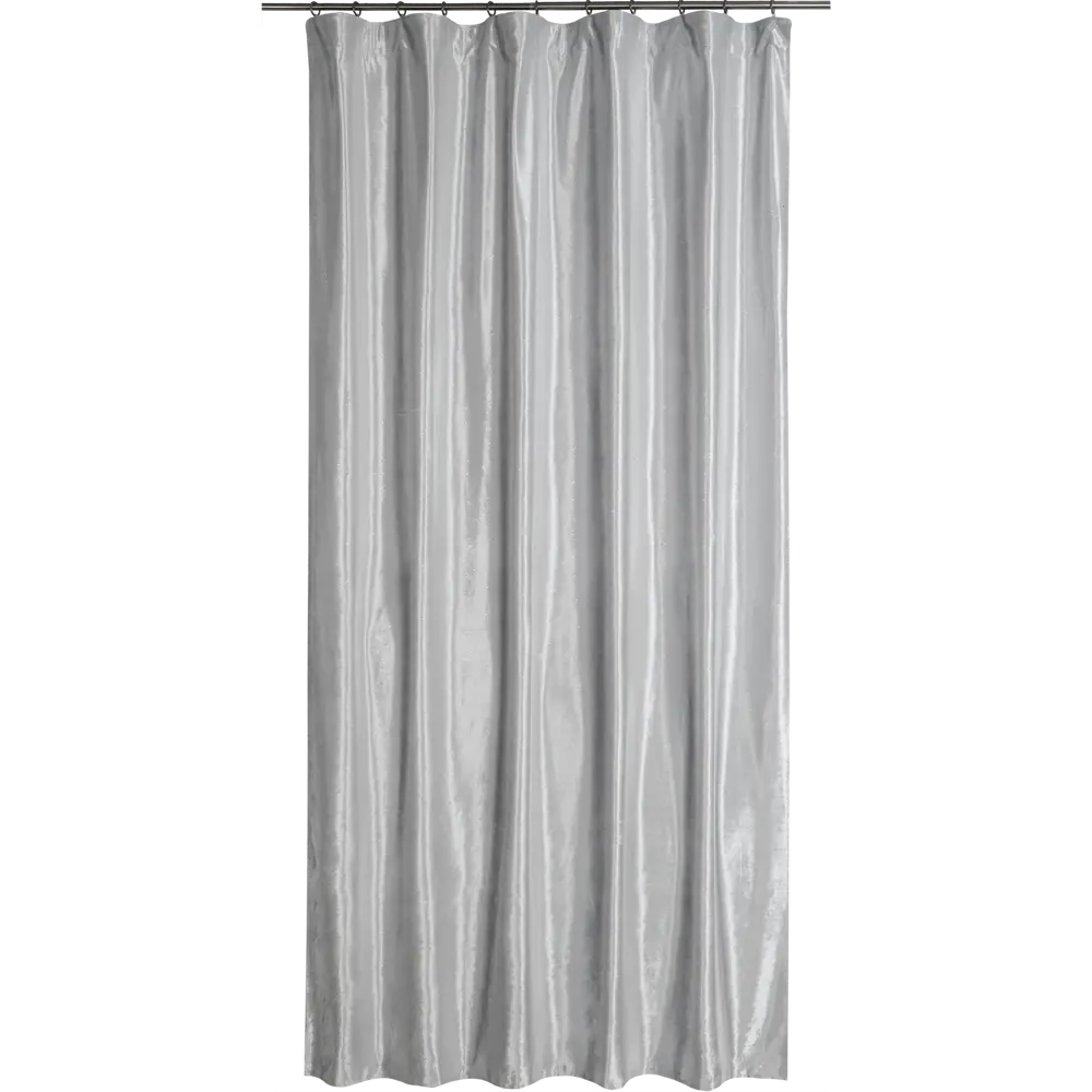 Штора на ленте Inspire Rey 160x260 см цвет серо-белый 82922258 STLM-2204885 