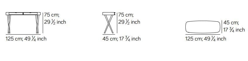 Прямоугольный стол из орехового дерева с ящиками Amura VANITY ARCH-00010857 - Вид №2