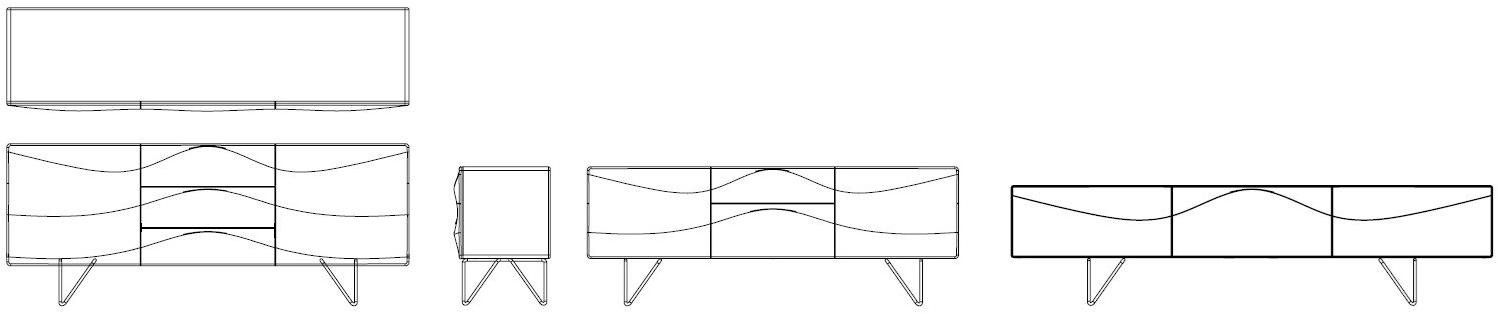 Artisan Буфет из массива дерева Lasta Sbaa2xxyy  - Вид №3