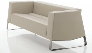 Billiani Кожаный диван-санки Inka steel