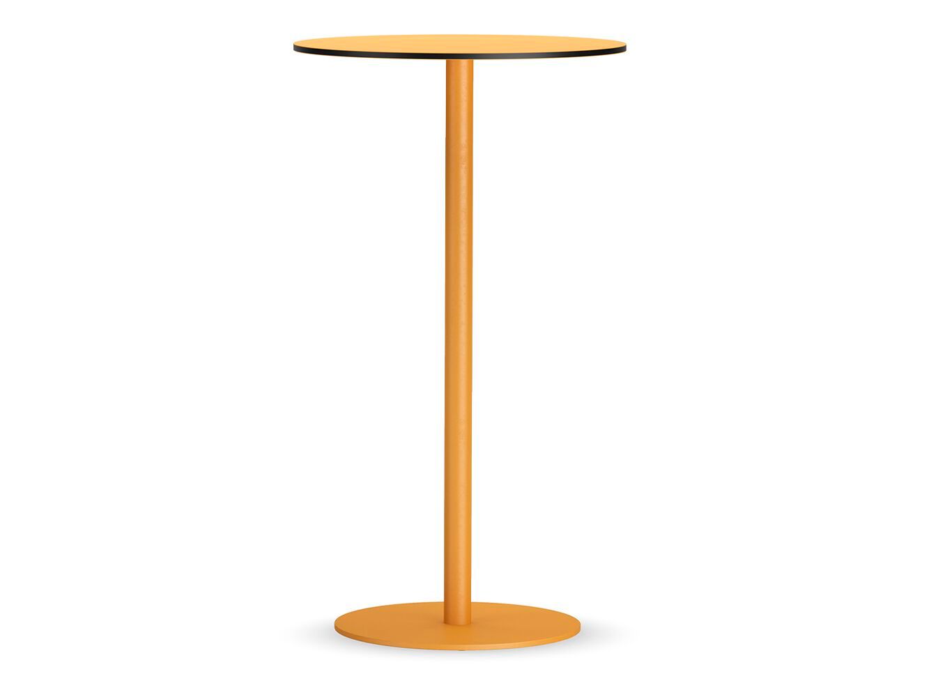 Высокий круглый стол из стали и HPL Infiniti ARCH-00047351