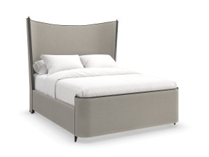 Двуспальная кровать размера "queen-size" из ткани