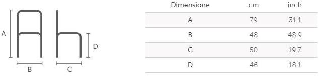 Midj Стул из стали и дерева Strike sun-id-1403120 - Вид №1