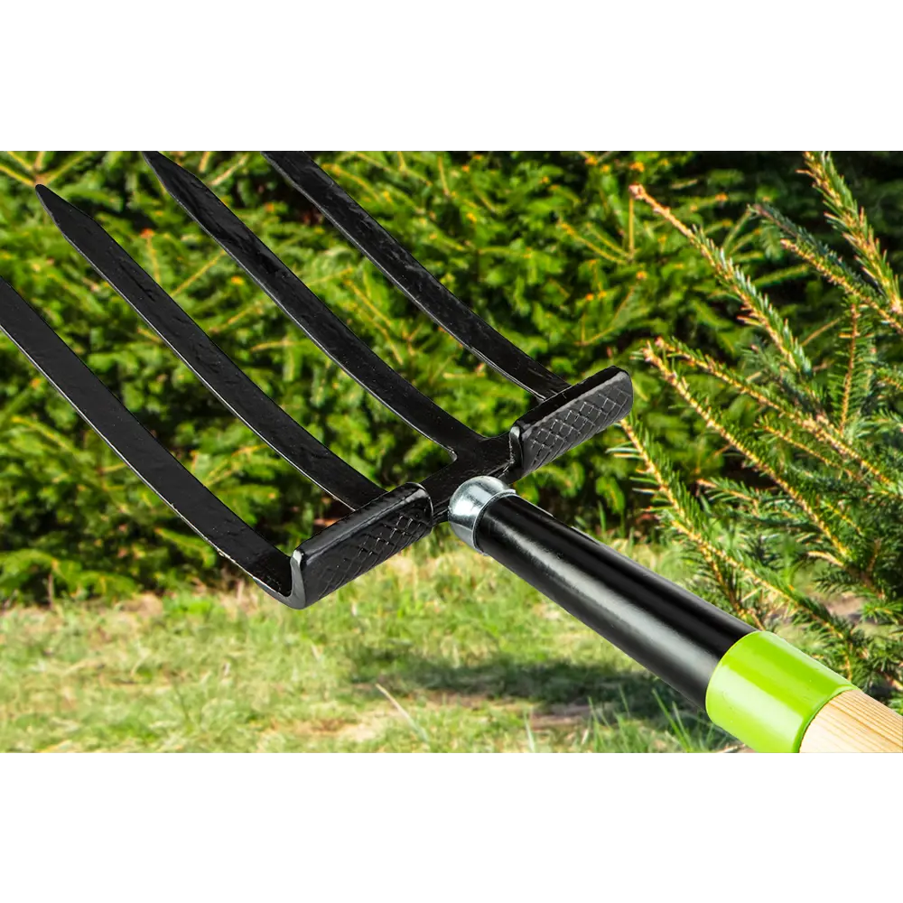 Вилы копательные Verto 126 см сталь/пластик с черенком STLM-2106455 - Вид №5