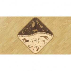 Художественный паркет Da Vinci Розетка 26-193 Дуб Селект (Гладкая) х1000диаметр мм.