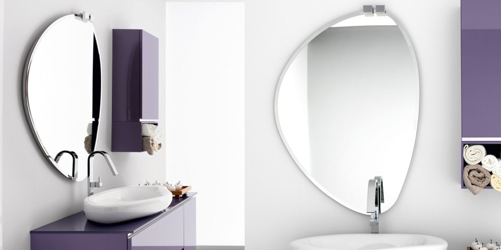 Зеркало с подсветкой S301 Arbi STONE (88 см) Зеркала - Вид №1