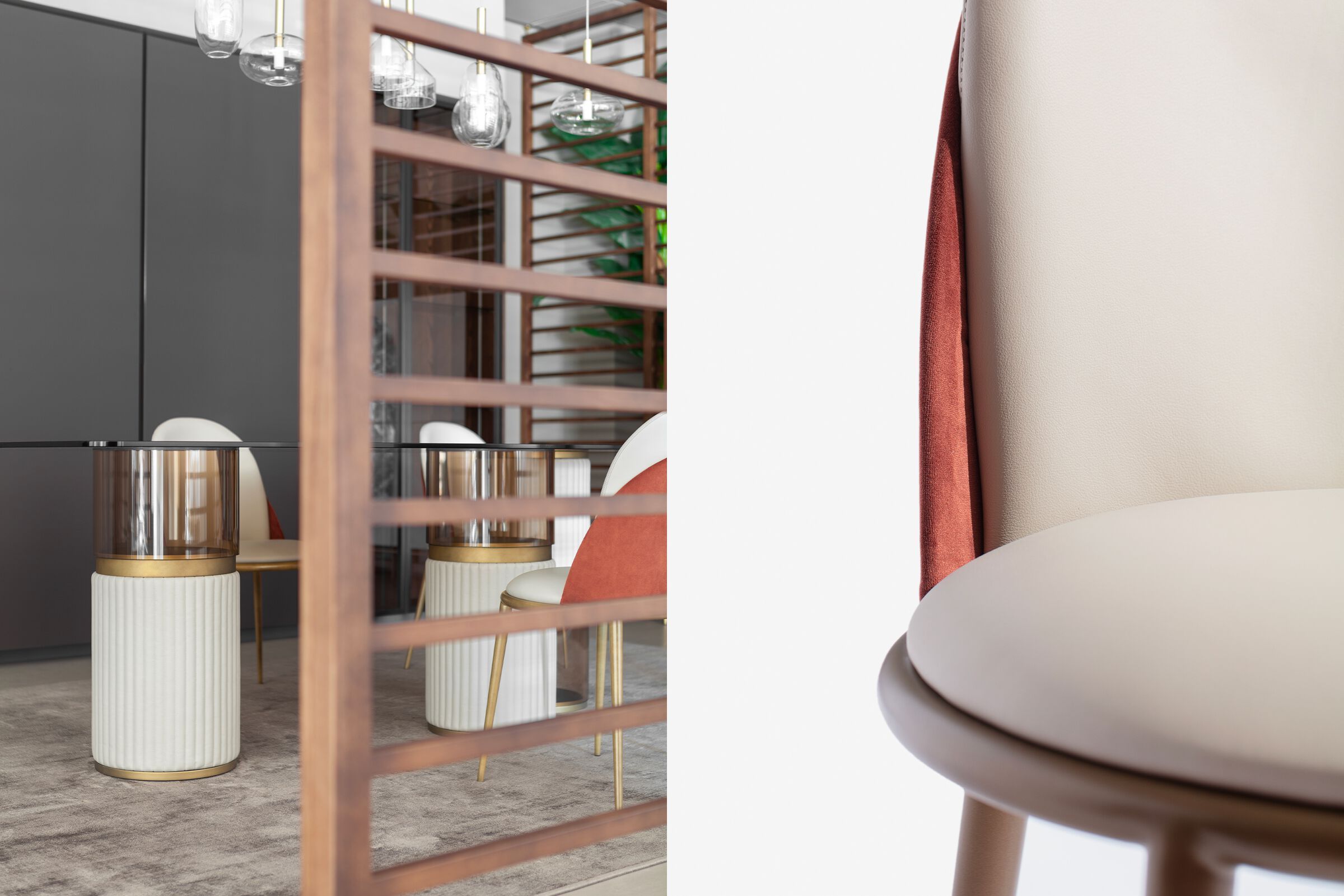 Мягкий стул Carpanese Home Identity ARCH-00119372 - Вид №3