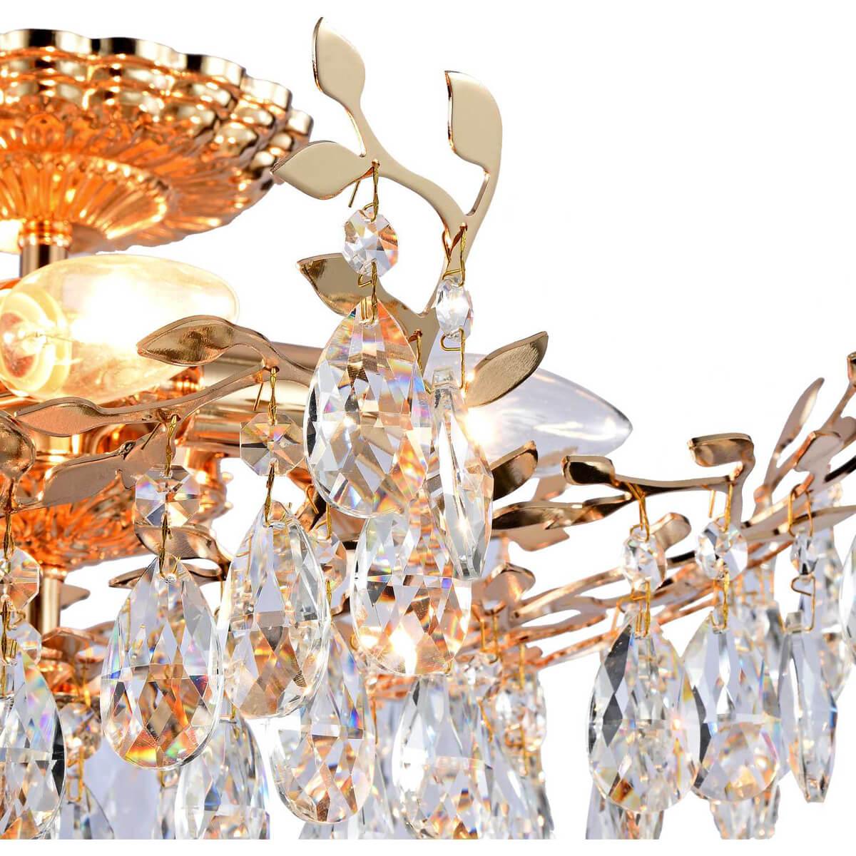 Потолочная люстра Stilfort Sofia 1031/03/08C STILFORT ДИЗАЙНЕРСКИЕ, SOFIA 00-3888522 Золото;прозрачный  - Вид №1