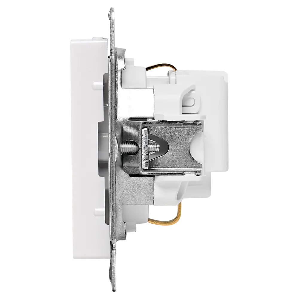 Розетка встраиваемая Systeme Electric AtlasDesign с заземлением цвет жемчужный STLM-2017069 - Вид №3