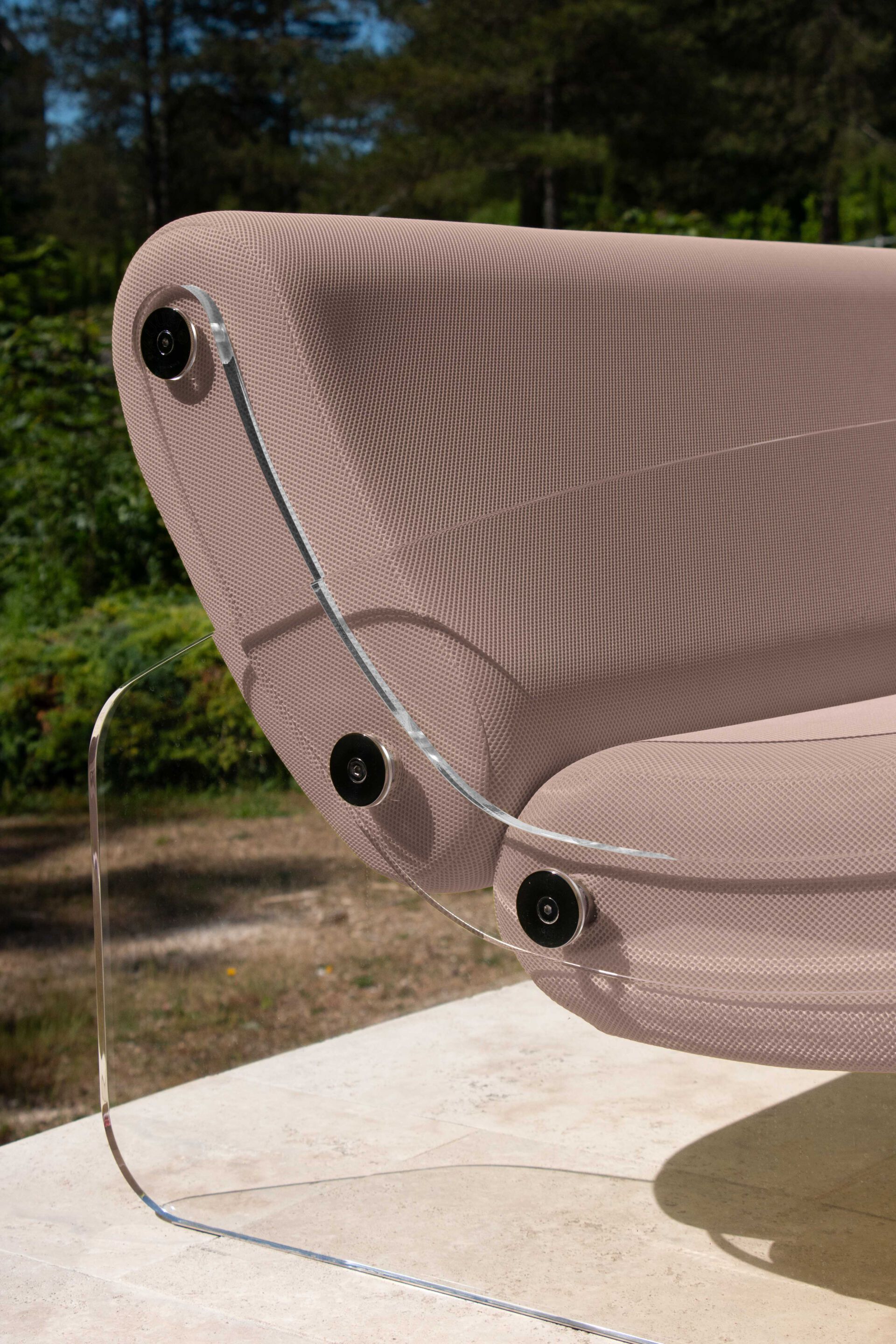 Кресло из ПММА и ткани с подлокотниками KUUMO MW03 ARCH-00044587 - Вид №5