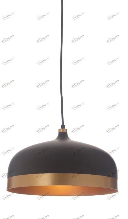 Люстра Trakai черная с золотом чёрная 50058 RVASTLEY ДИЗАЙНЕРСКИЕ, PUSHA 061636 Чёрный 