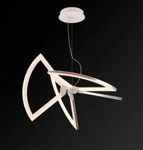 Подвесной светодиодный светильник IDLamp Eleanor 398/80-LEDWhitechrome IDLAMP ДИЗАЙНЕРСКИЕ, ELEANOR 200959 -