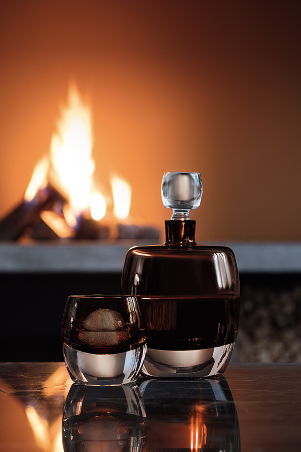 Набор для виски с деревянным подносом whisky club LSA INTERNATIONAL WHISKY 00-3863300 Коричневый;прозрачный  - Вид №1