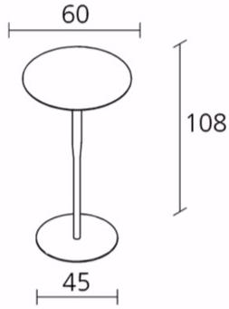 Alias Круглый высокий стол Atlas sun-id-1361861 - Вид №3