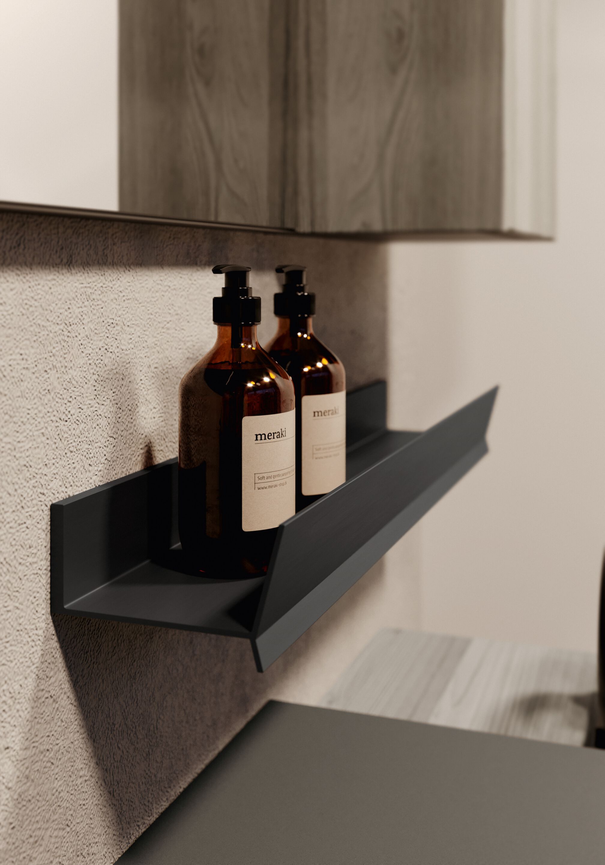 Алюминиевая полка для ванной Ideagroup MAL ARCH-00149556 - Вид №3