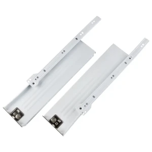 Направляющая роликовая MB08601 86x350 мм, металл, цвет белый 11678140 STLM-2135109