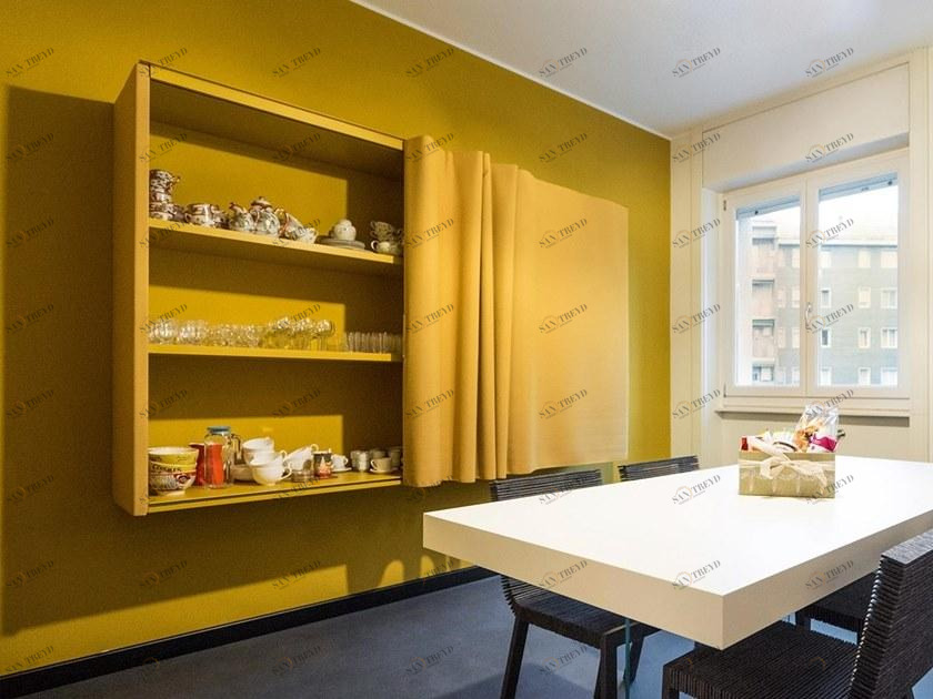 Lago Оборудованная стена с тканевой дверью Et voilà sun-id-1477845