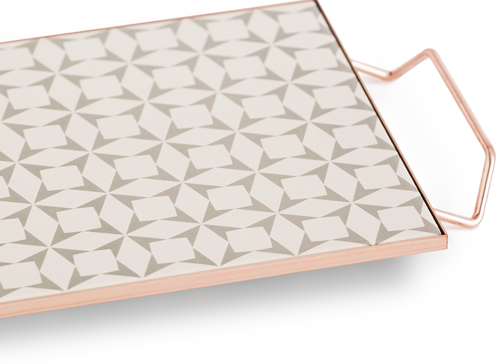 100566 Поднос прямоугольный Grey 60x20 GAN Mix & Match  - Вид №1