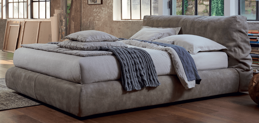 Кровать двуспальная 160х200 серая Sharpei DORELAN SHARPEI 052401 Коричневый  - Вид №2