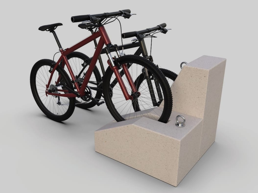 Реконструированная каменная стойка для велосипедов Viscio Urban Design Modula ARCH-00133006 - Вид №1