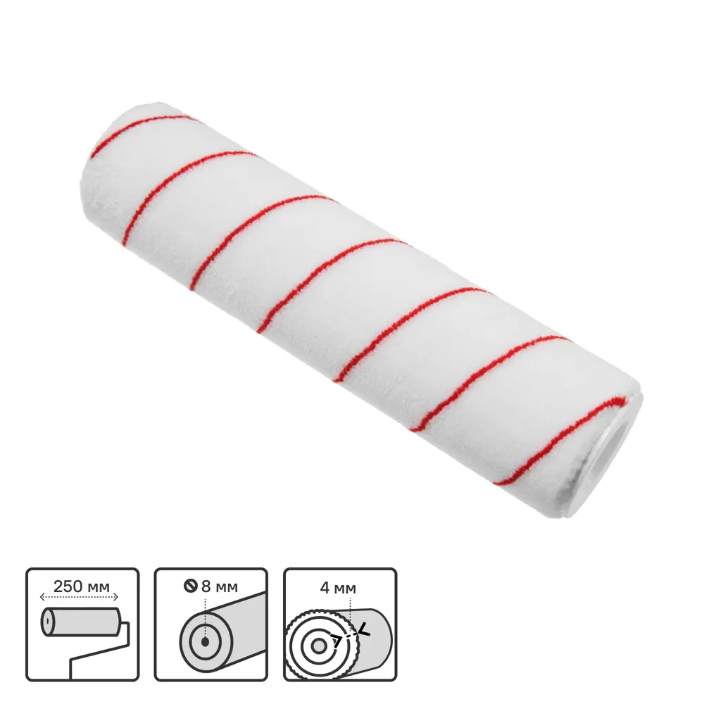 Валик Dexter для лакирования поверхностей 250 мм 82800671 STLM-0036130