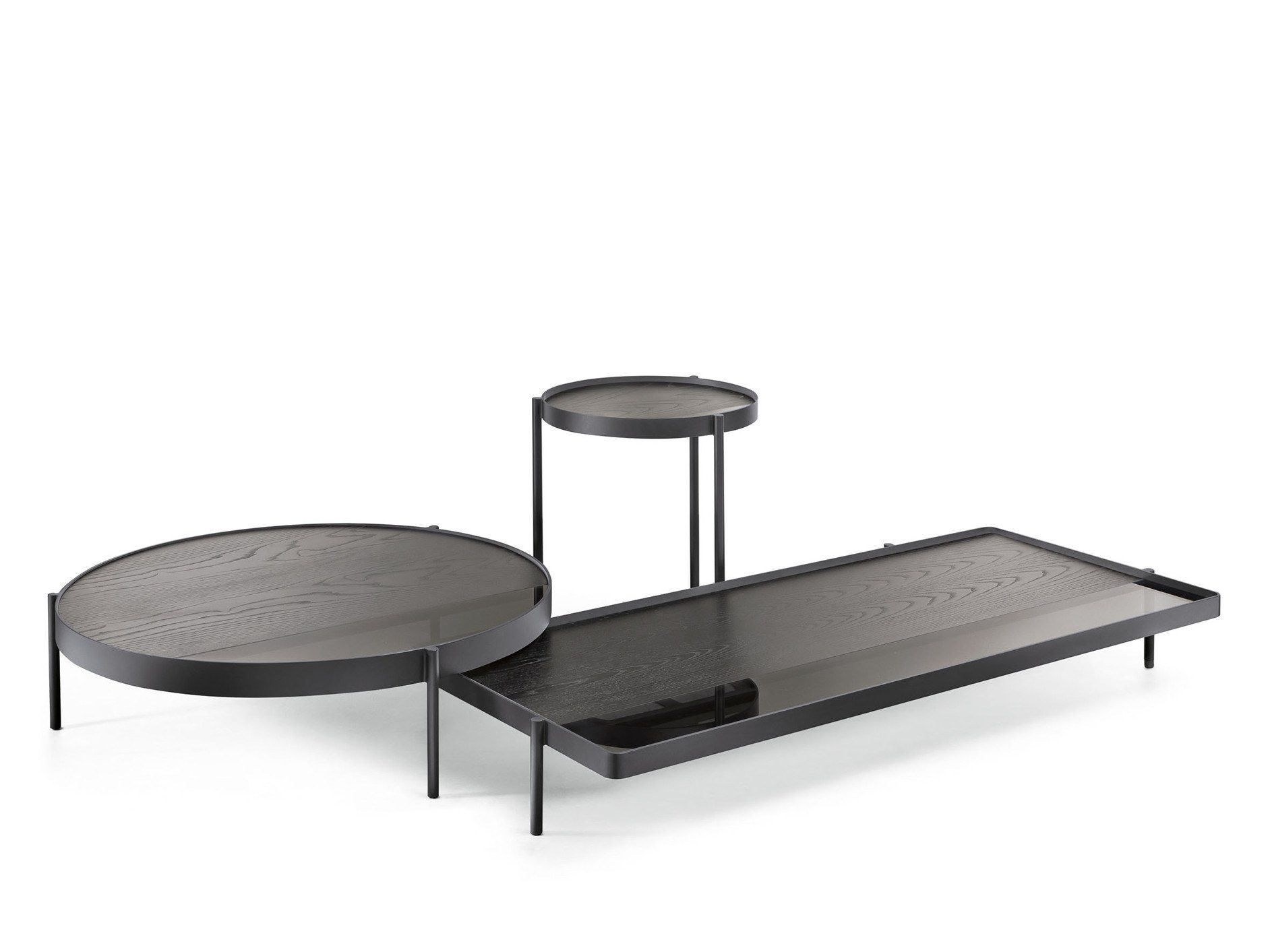 Деревянный низкий прямоугольный журнальный столик Cantori VALLEY ARCH-00088550 - Вид №2